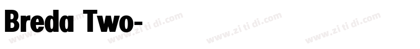 Breda Two字体转换